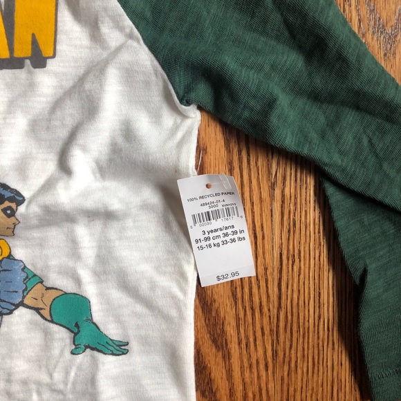 GAP toddler long sleeve tee, superhero, Batman, size 3 years - Picture 2 of 6